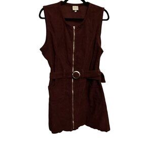 Burgundy Corduroy Jumper